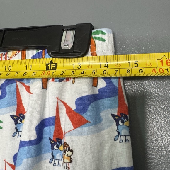 hanna andersson pajamas Set women's Medium Bingo Bluey Beach Short Sleeve - Picture 6 of 7